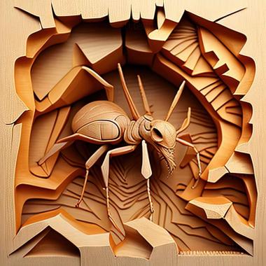 3D model Pseudomyrmex insuavis (STL)